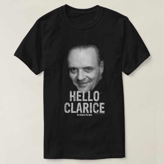 羊の沈黙ハンニバル・レクター・ハロー・クラ Tシャツ (デザイン正面)