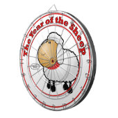 羊の漫画の年 ダーツボード (正面右)