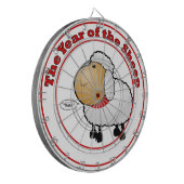 羊の漫画の年 ダーツボード (正面左)