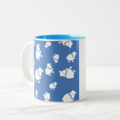 羊の漫画 ツートーンマグカップ (正面左)