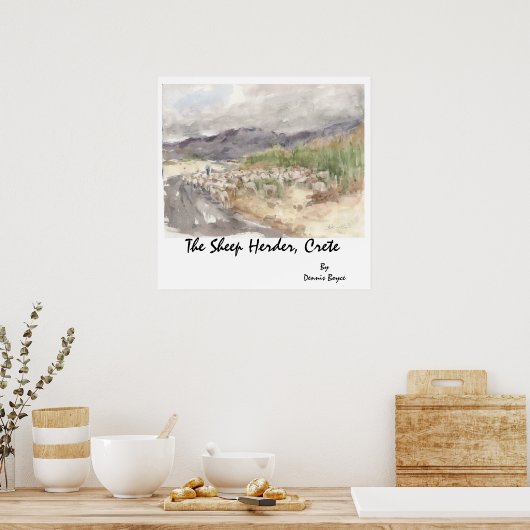 羊の牧民クレタ… ポスター (キッチン)