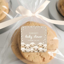 羊の男女兼用赤ちゃんシャワー