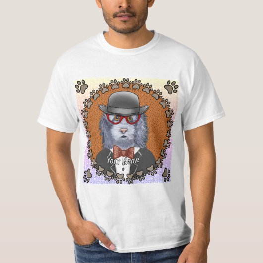 羊の番犬グラス Tシャツ (正面)