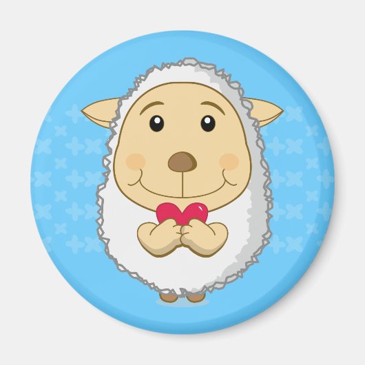 羊の磁石 マグネット (正面)