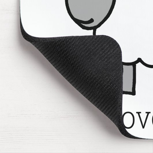 羊の群れが大好き マウスパッド (コーナー)