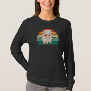 羊の群れヤギ子羊の羊毛糸の羊毛 Tシャツ