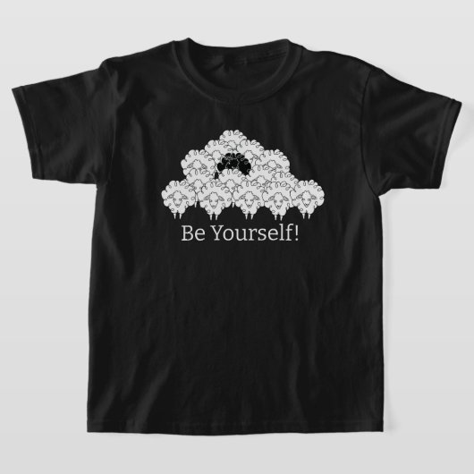 羊の群れ Tシャツ (レイダウン)
