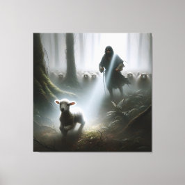 羊の肉を救失ったう キャンバスプリント