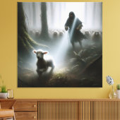 羊の肉を救失ったう キャンバスプリント (インサイチュ (リビング))