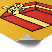 羊の背景ヴィンテージ ポスター (角)