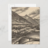 羊の背 ポストカード (正面/裏面)