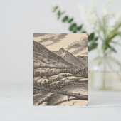 羊の背 ポストカード (スタンド正面)