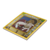 羊の良い羊飼いイエス失った様 タイル (側面)