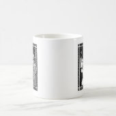 羊の衣を着た資本家に用心 コーヒーマグカップ (中央)