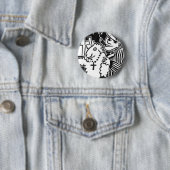 羊の衣を着た資本家に用心 缶バッジ (インサイチュ)