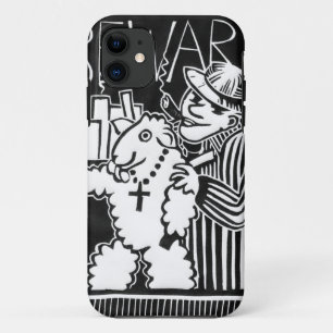 羊の衣を着た資本家に用心 iPhone 11 ケース