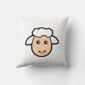 羊の装飾用クッション クッション (裏面)