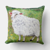 羊の装飾用クッション クッション (正面)