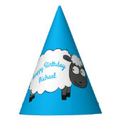 羊の誕生日パーティーかわいい漫画 パーティーハット (正面)