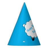 羊の誕生日パーティーかわいい漫画 パーティーハット (左)