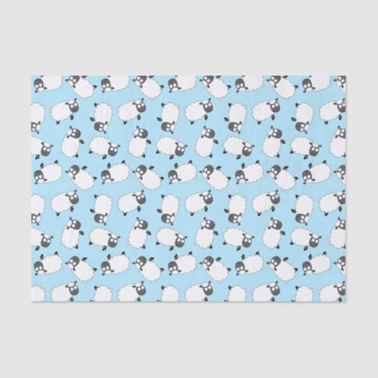 羊の誕生日パーティーかわいい漫画 薄葉紙 (正面)