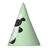 羊の誕生日パーティーグリーン パーティーハット (右)