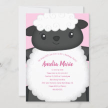 羊の誕生日パーティーピンク