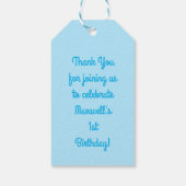 羊の誕生日パーティー ギフトタグ (裏面)