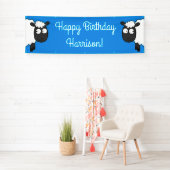 羊の誕生日パーティー 横断幕 (インサイチュ)