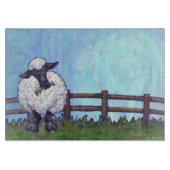 羊の贈り物とアクセサリー カッティングボード (正面)