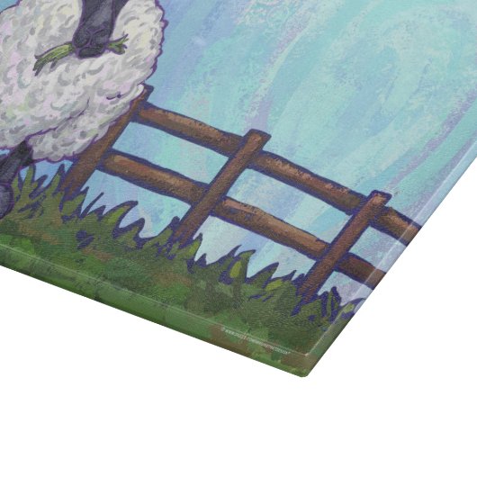 羊の贈り物とアクセサリー カッティングボード (角)