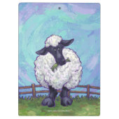 羊の贈り物とアクセサリー クリップボード (裏面)