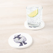 羊の贈り物とアクセサリー コースター (側面)