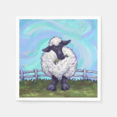 羊の贈り物とアクセサリー スタンダードカクテルナプキン (正面)