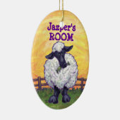 羊の贈り物とアクセサリー セラミックオーナメント (右)