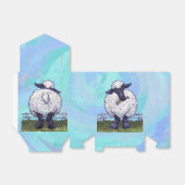 羊の贈り物とアクセサリー フェイバーボックス (折り畳みなし)