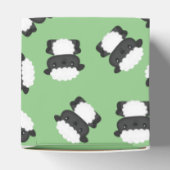 羊の赤ちゃんシャワーグリーン フェイバーボックス (上部)