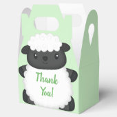 羊の赤ちゃんシャワーグリーン フェイバーボックス (オープン)