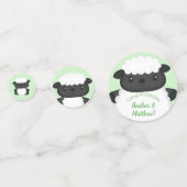 羊の赤ちゃんシャワーファーム コンフェッティ (裏面)