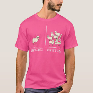羊の飼い主それがどのように始まったか Tシャツ