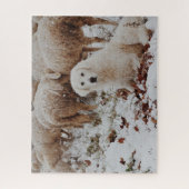 羊の飼い犬 ジグソーパズル (縦)