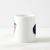 羊の鳴き声の羊の鳴き声の厄介もの コーヒーマグカップ (中央)