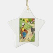 羊の鳴き声、羊の鳴き声、厄介ものに、あらゆるウールありますか。 セラミックオーナメント (右)