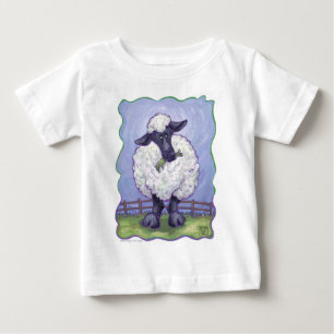 羊のTシャツ ベビーTシャツ