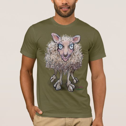 羊のTシャツ Tシャツ (正面)
