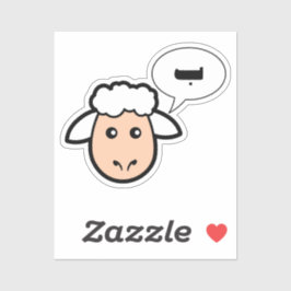 羊はアラビア語のパおもしろいンと言う シール