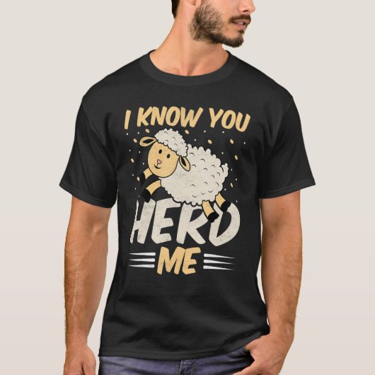 羊は私の子羊を世話してあなたを知っている Tシャツ (正面)
