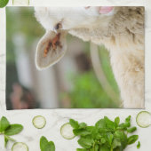 羊は舌を出す キッチンタオル (折り畳み)