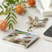 羊は舌を出す キーホルダー (側面)