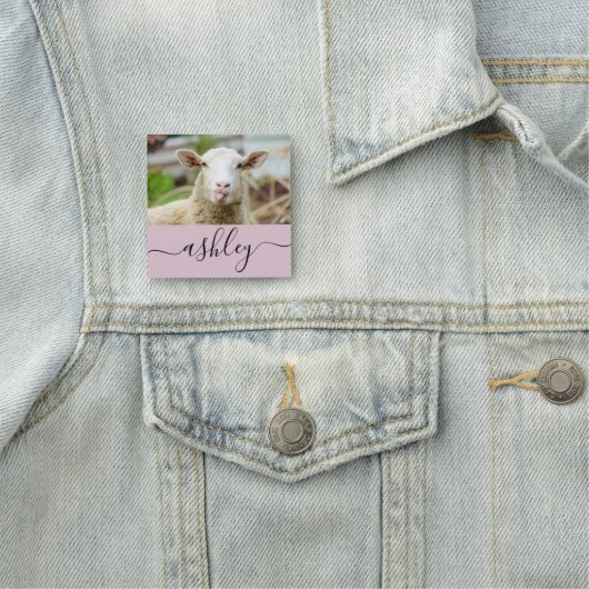 羊は舌を出す 名札 (インサイチュ)